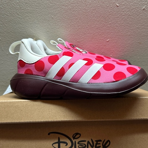 adidas Kids Sneakers with Pink and Red Polka Dots - Picture 11 of 17